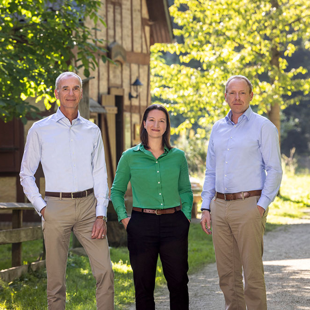 Der Vorstand der Öffentlichen Versicherung Braunschweig (v.l.n.r. Dr. Alexander Tourneau, Nina Hajetschek, Marc Knackstedt)