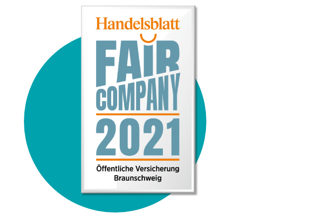 Auszeichnung der Öffentlichen Versicherung Braunschweig mit Fair Company-Siegel