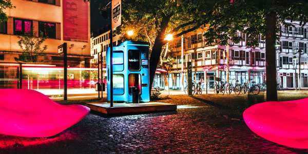 Pop Up Disko auf dem Friedrich-Wilhelm-Platz