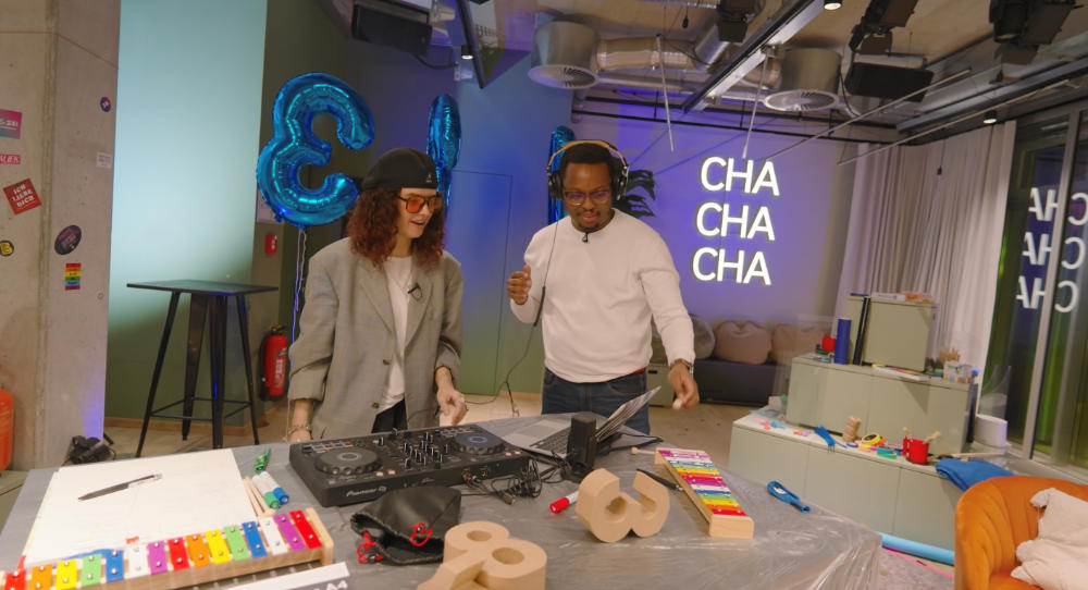 Im kreativen Flow: DJane Dahlia und Sänger Zachariahs