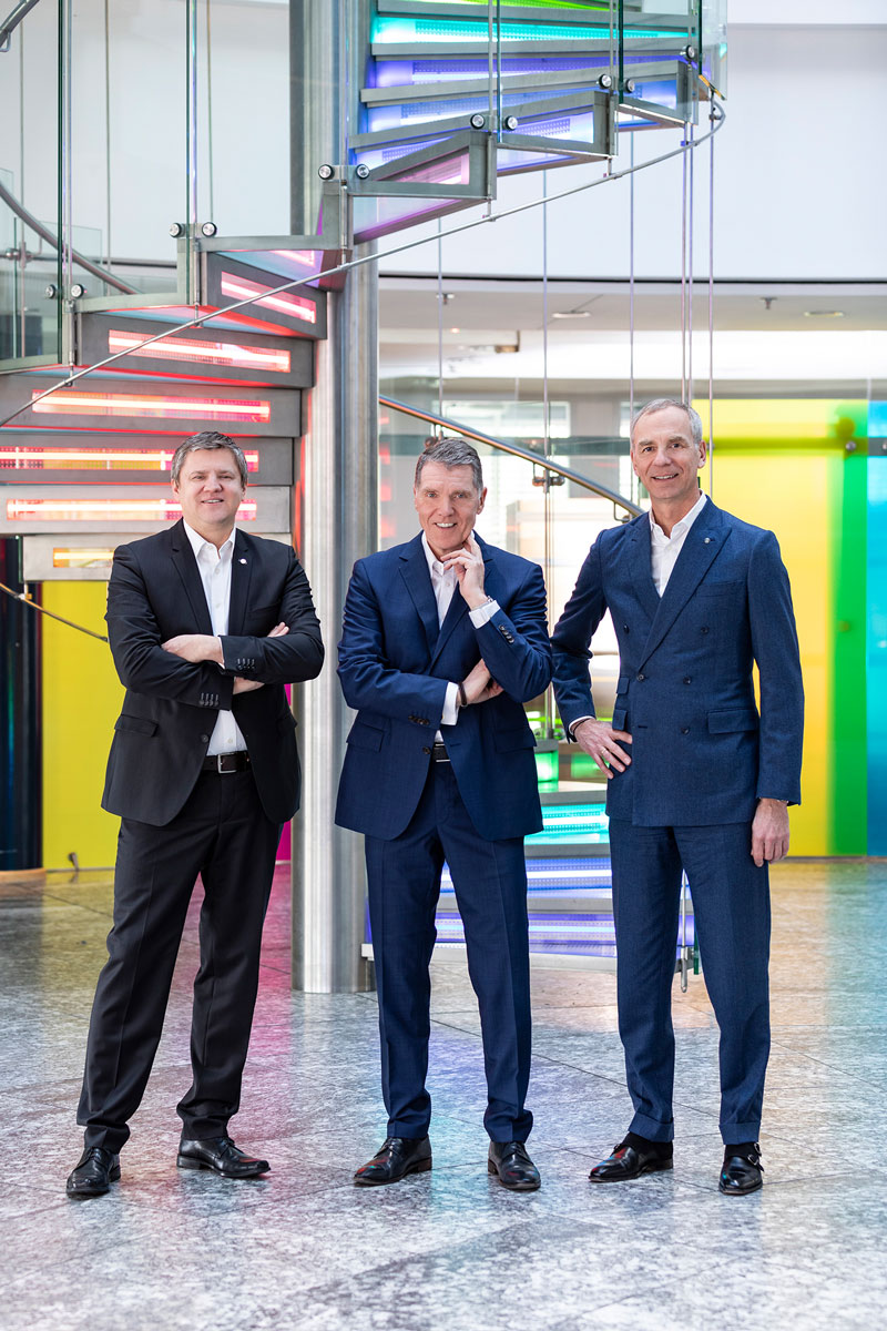 Der Vorstand der Öffentlichen - Dirk Gronert, Knud Maywald und Dr. Alexander Tourneau (von links)