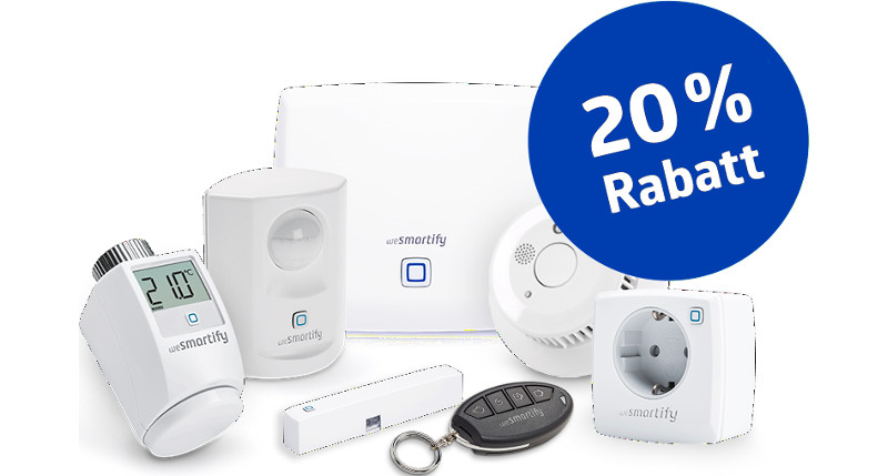 WeSmartity Produktsortiment 20% Rabatt